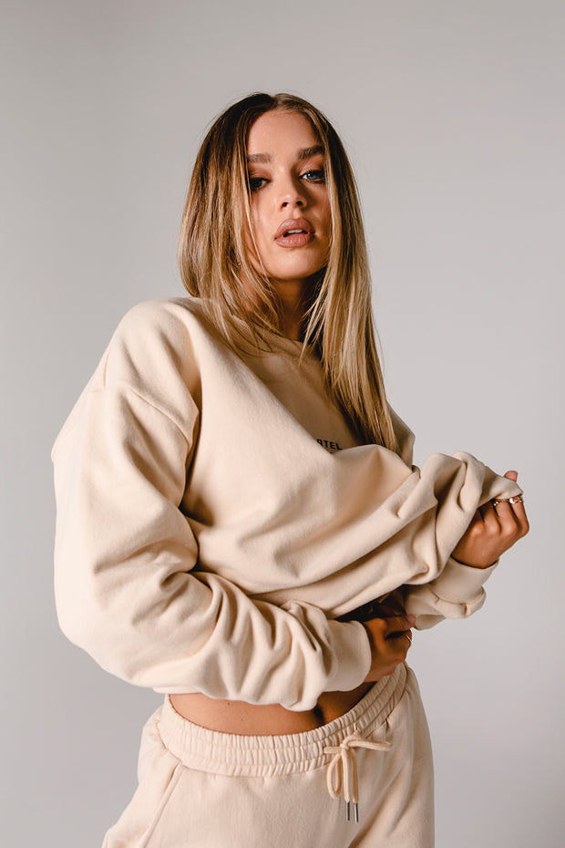 Essential Crew Jumper | Oatmeal