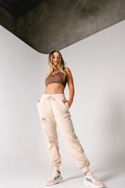 Essential Track Pant Relaxed Fit | Oatmeal