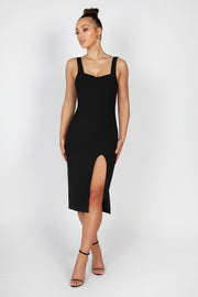 Rosella Midi Dress | Black