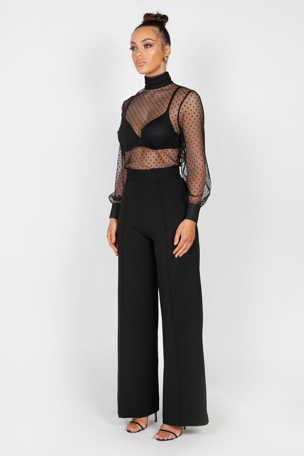 Mimi Lace Top | Black