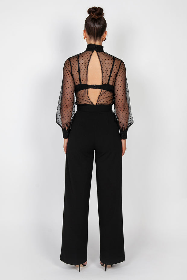 Mimi Lace Top | Black