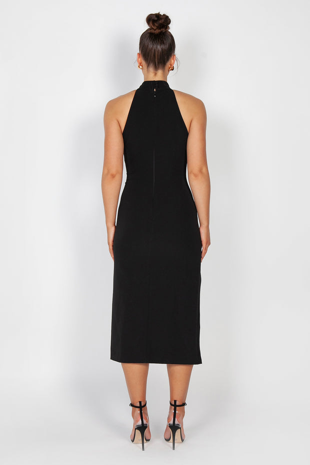Lexa Halter Dress | Black